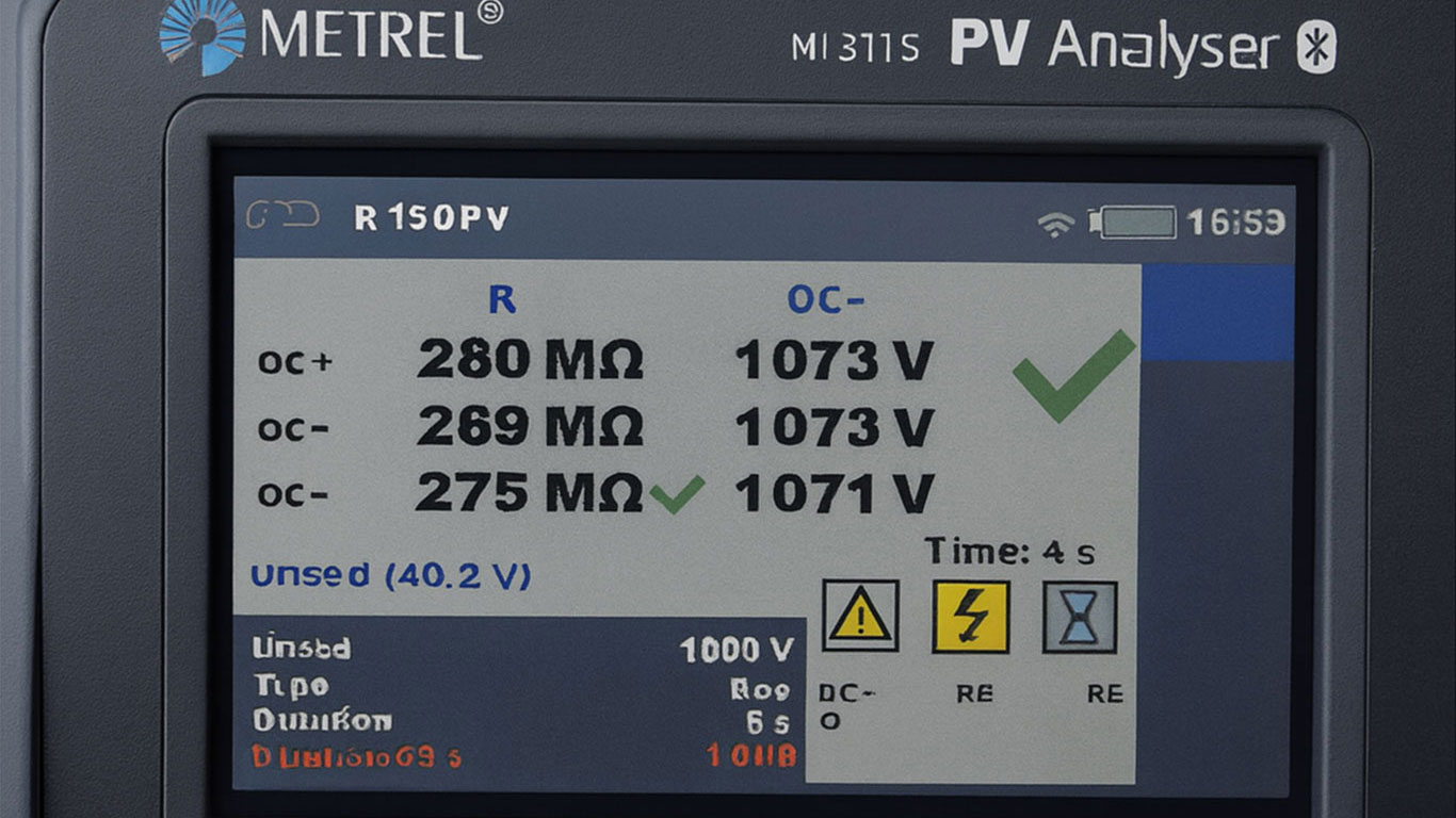 Testul de izolație la instalațiile fotovoltaice